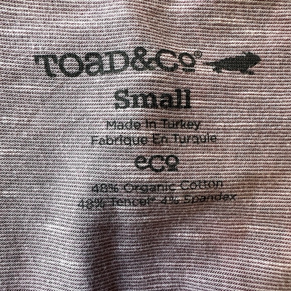 TOAD & CO | NWOT LONG SLEEVE CUE DRESS ORGANIC COTTON BELTED | SIZE: SMALL - Picture 10 of 10